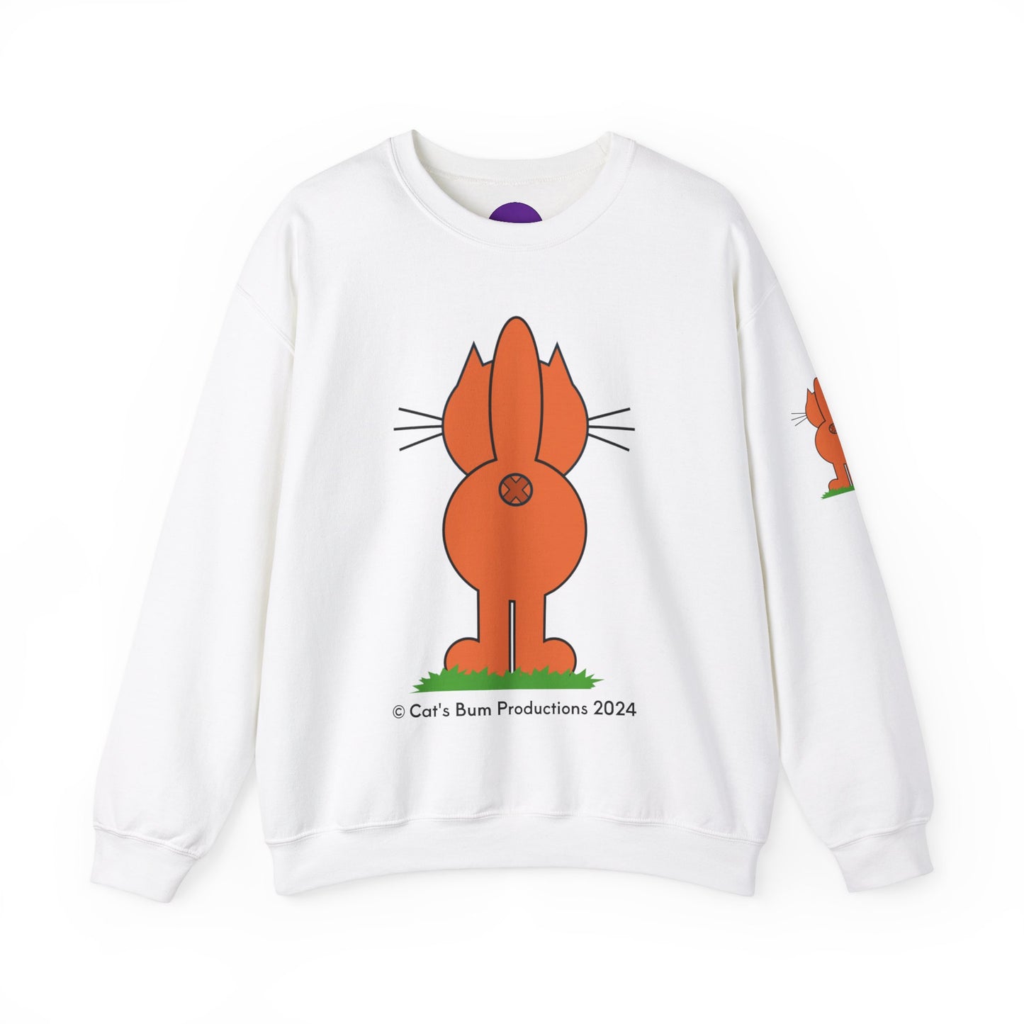 Ginger Cat's Bum: Unisex Heavy Blend™ Crewneck Sweatshirt