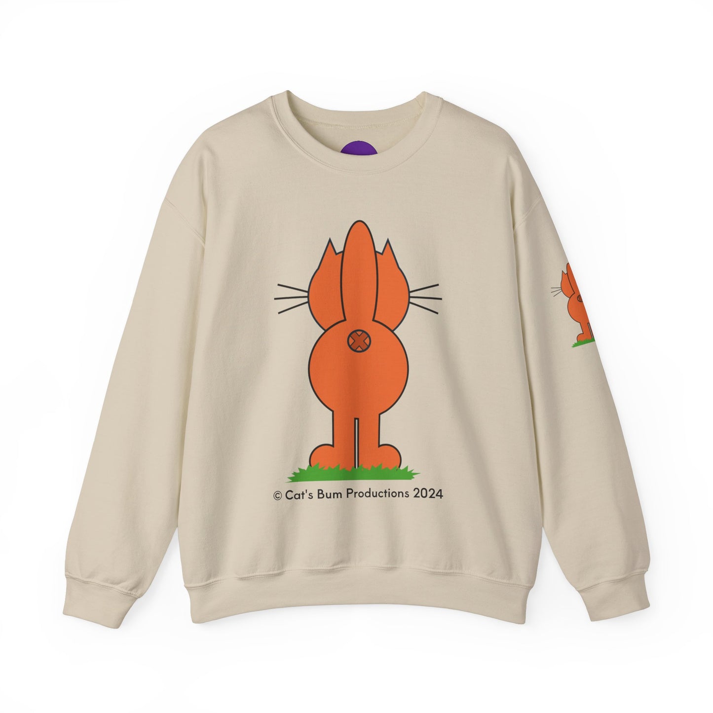 Ginger Cat's Bum: Unisex Heavy Blend™ Crewneck Sweatshirt