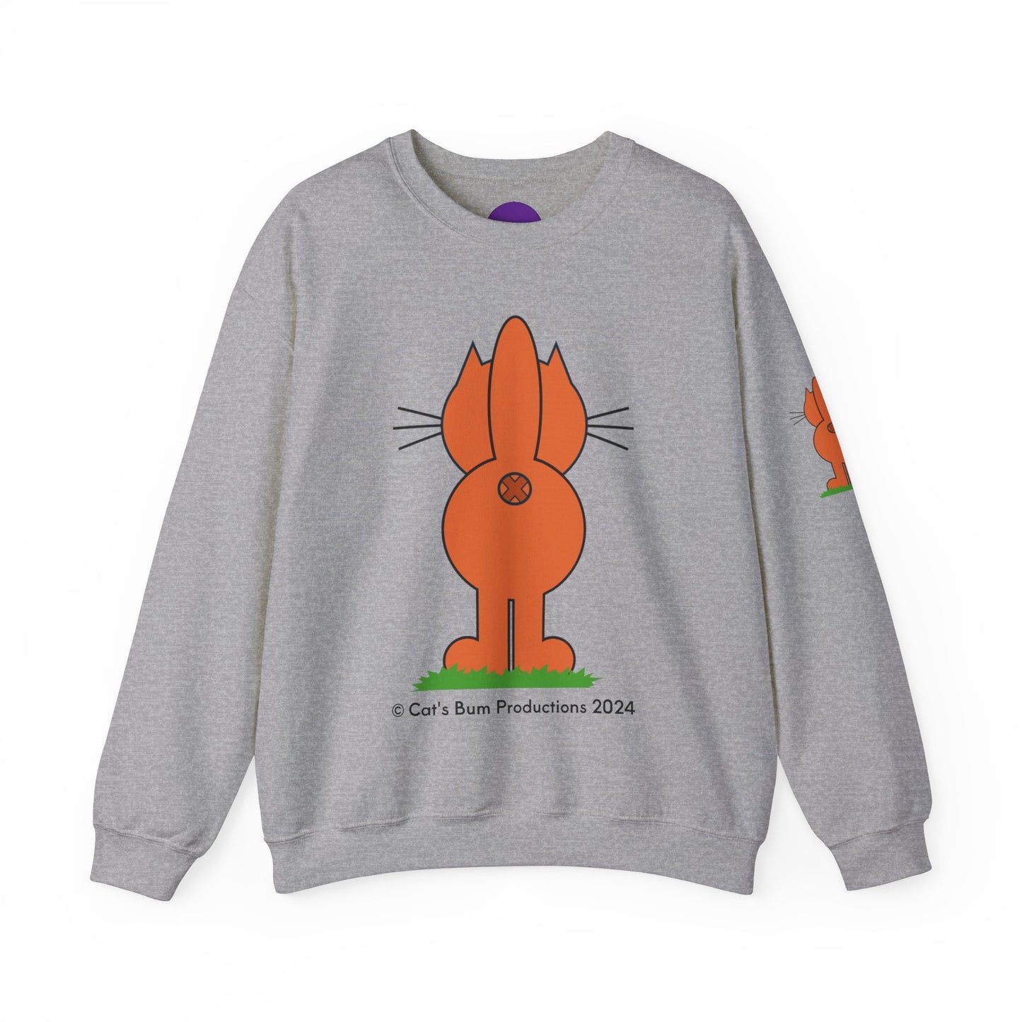 Ginger Cat's Bum: Unisex Heavy Blend™ Crewneck Sweatshirt
