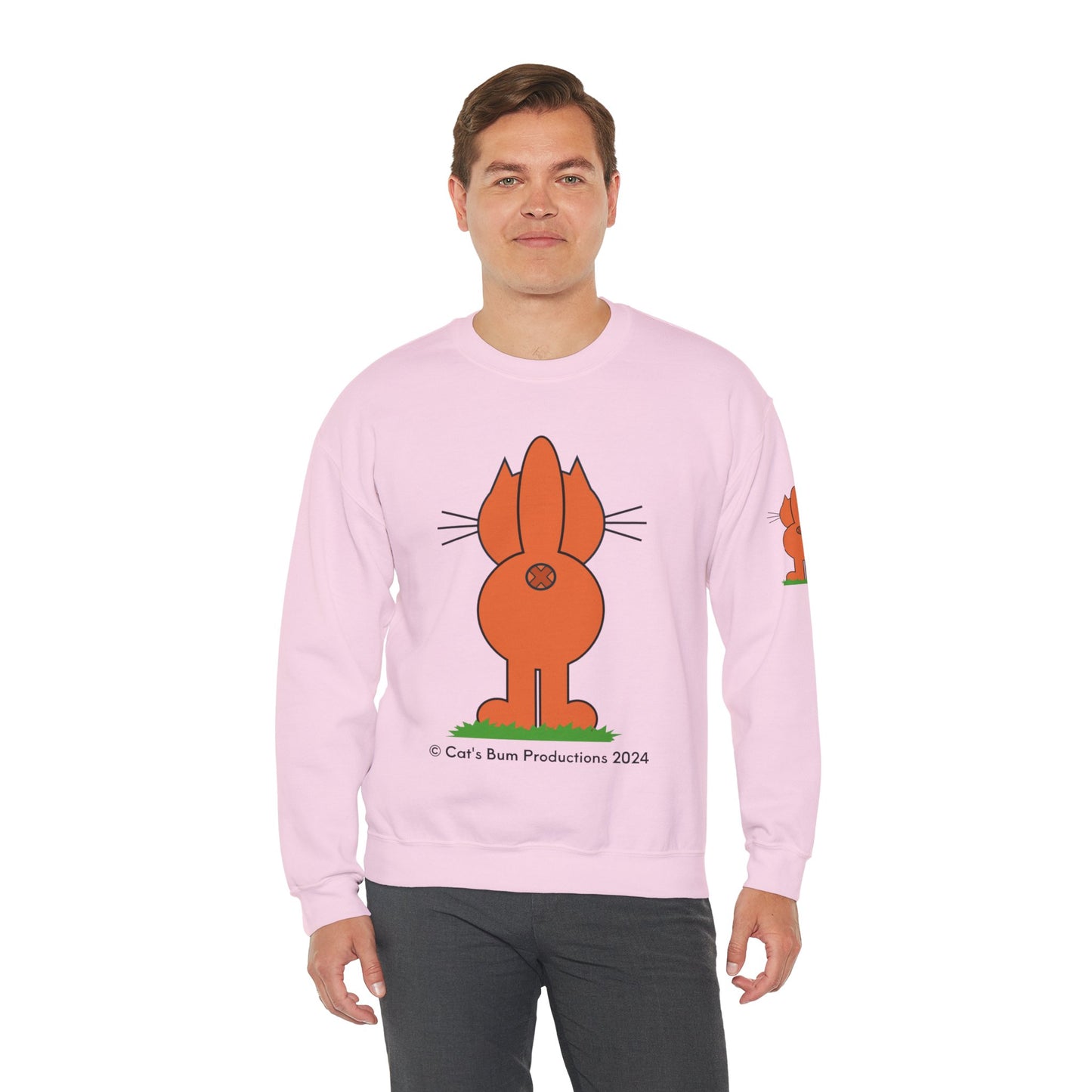 Ginger Cat's Bum: Unisex Heavy Blend™ Crewneck Sweatshirt