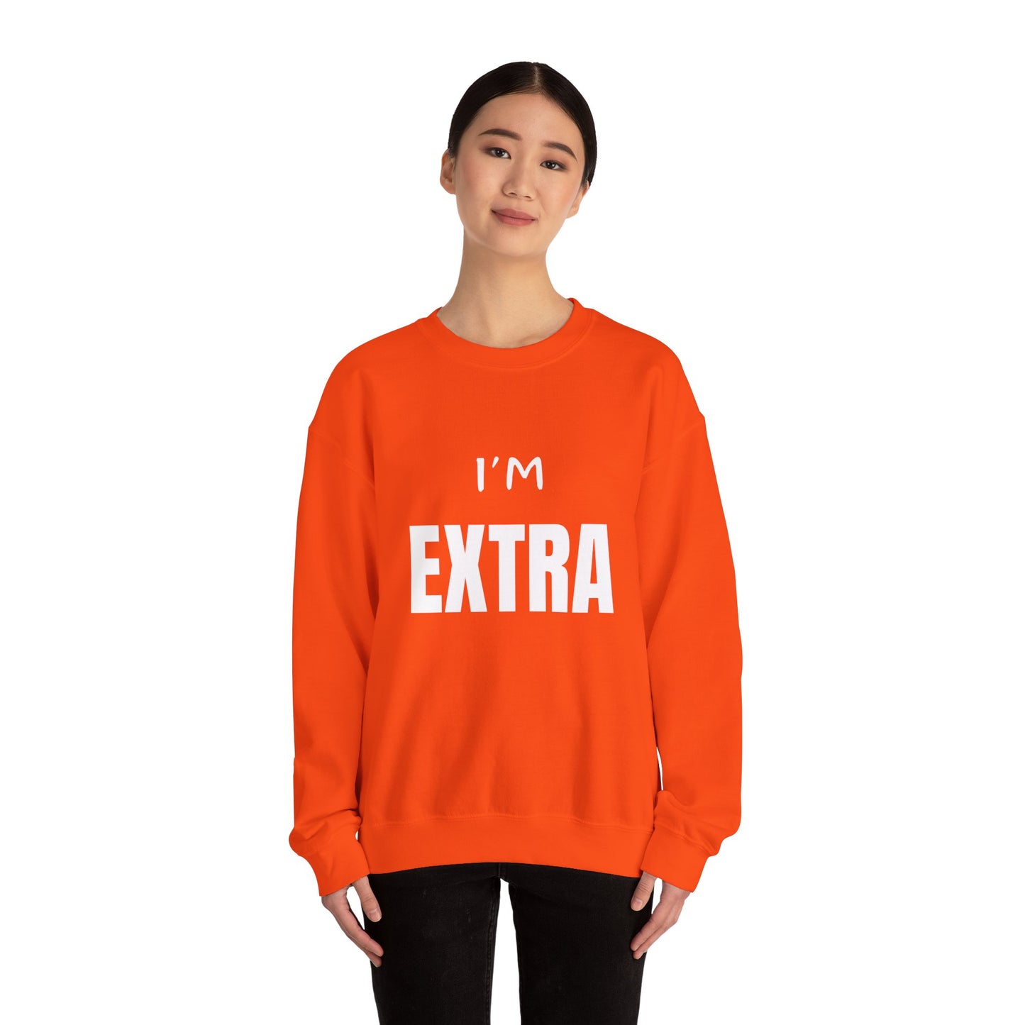 I'm Extra: Unisex Heavy Blend™ Crewneck Sweatshirt