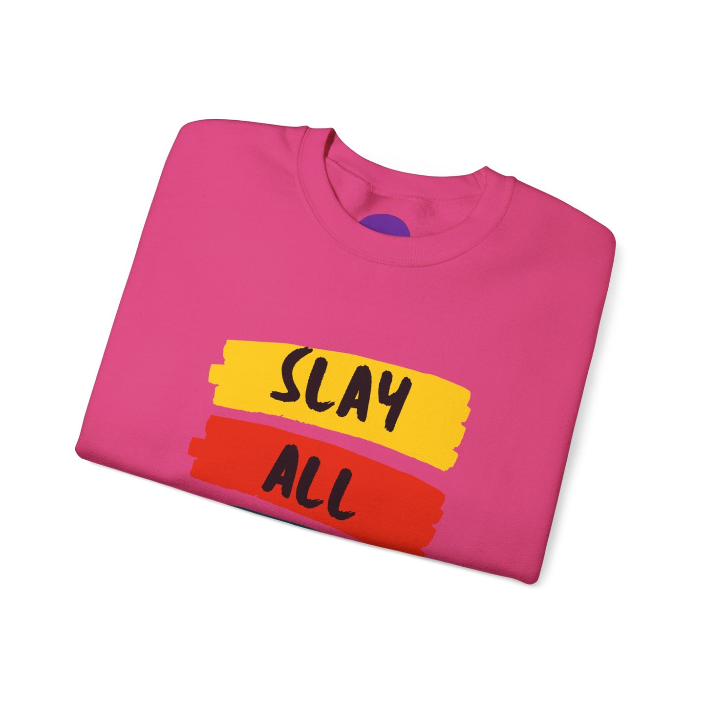 SLAY ALL DAY! Unisex Heavy Blend™ Crewneck Sweatshirt