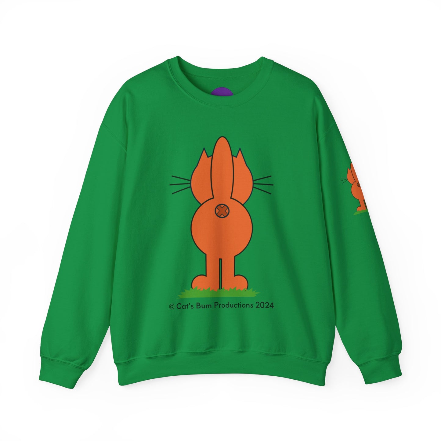 Ginger Cat's Bum: Unisex Heavy Blend™ Crewneck Sweatshirt