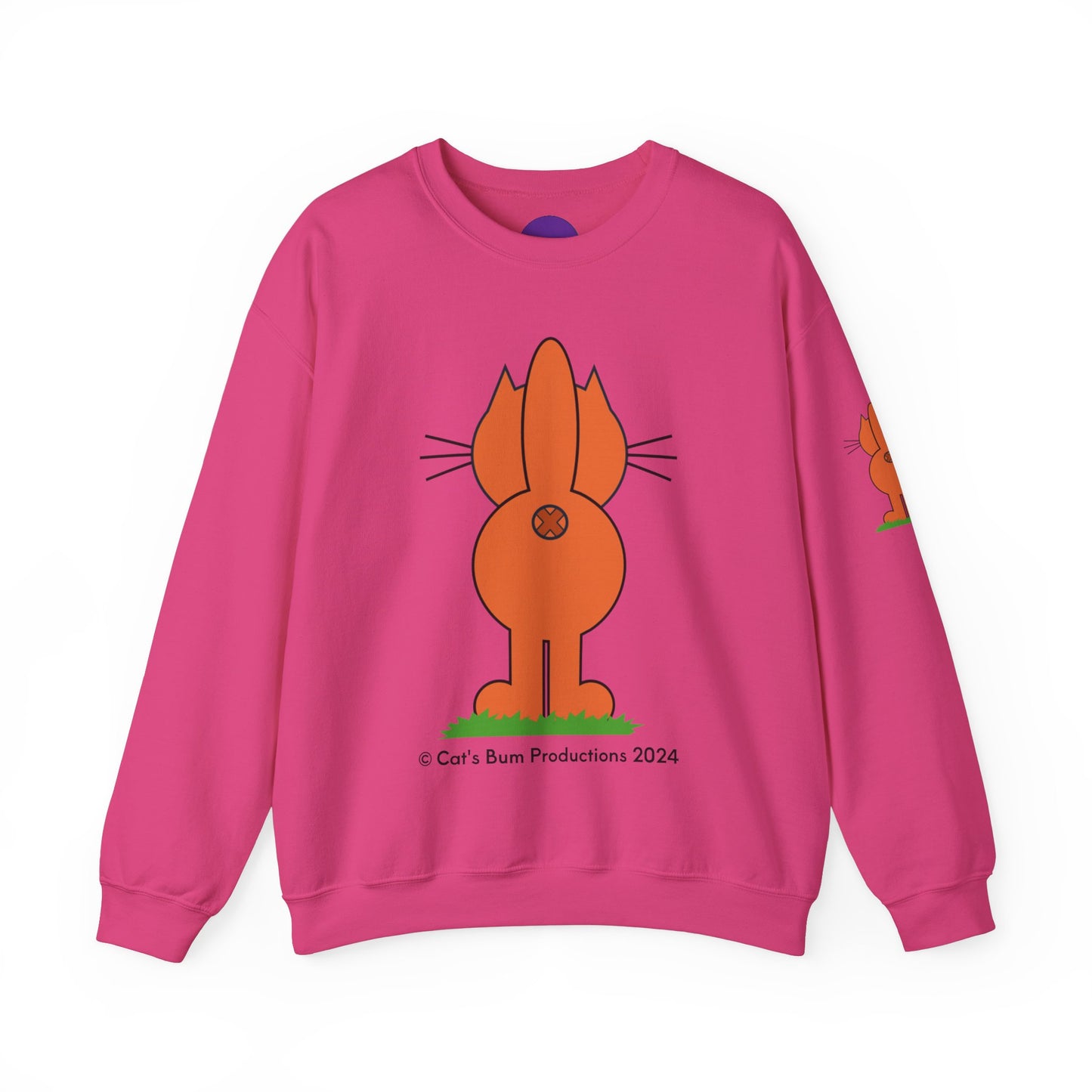 Ginger Cat's Bum: Unisex Heavy Blend™ Crewneck Sweatshirt