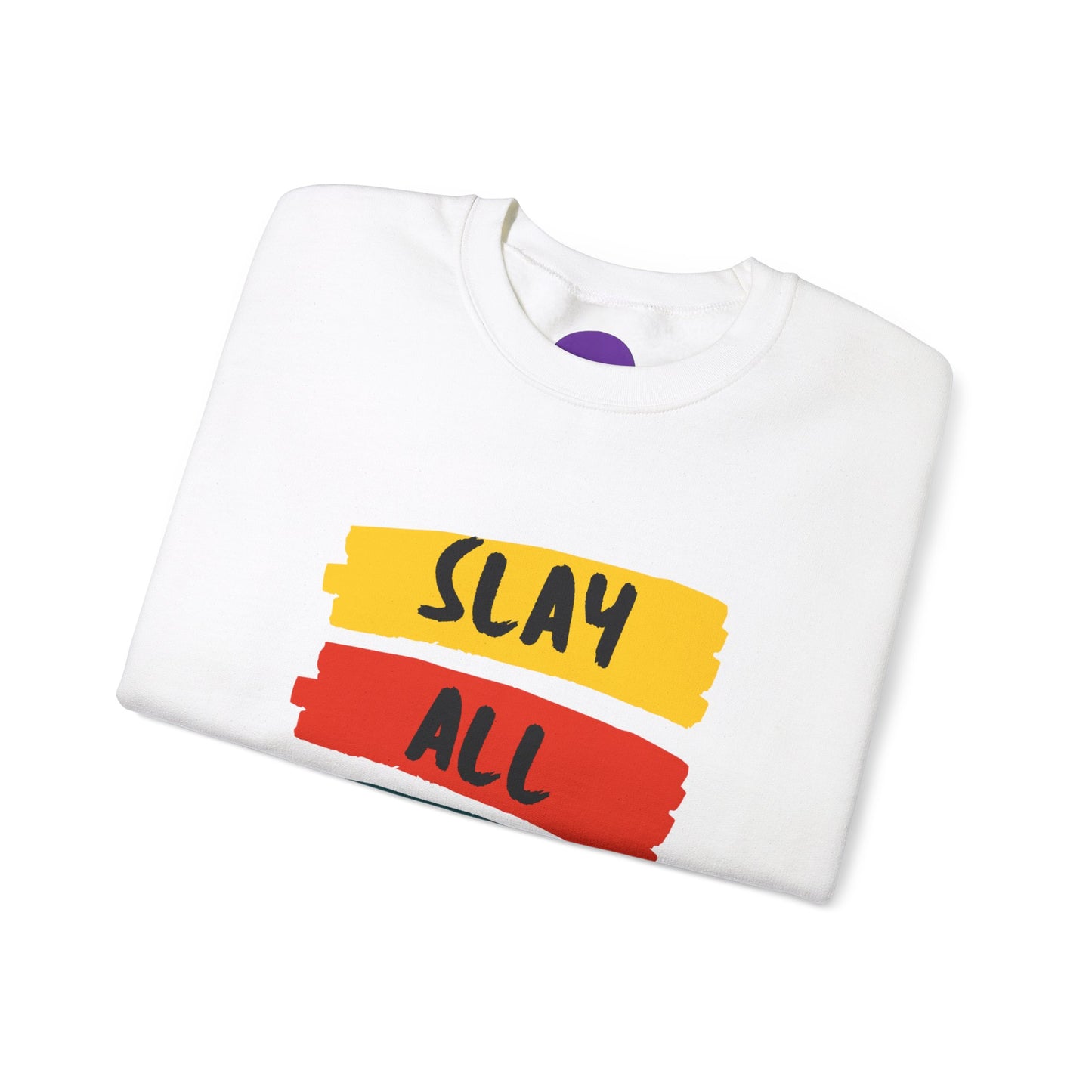 SLAY ALL DAY! Unisex Heavy Blend™ Crewneck Sweatshirt