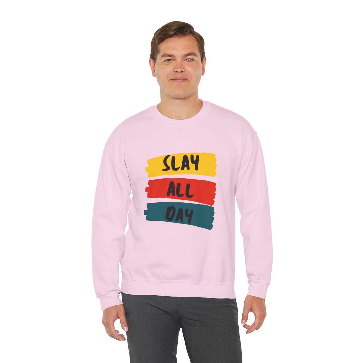 SLAY ALL DAY! Unisex Heavy Blend™ Crewneck Sweatshirt