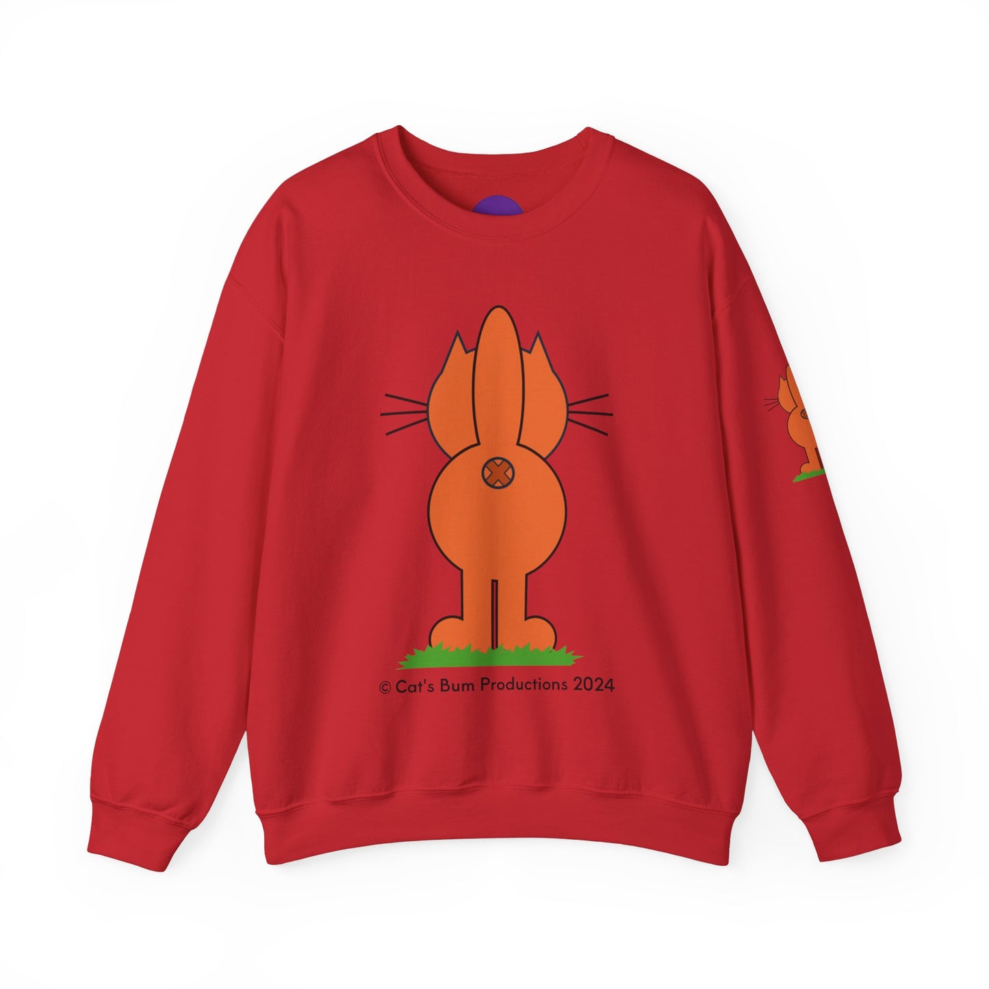 Ginger Cat's Bum: Unisex Heavy Blend™ Crewneck Sweatshirt
