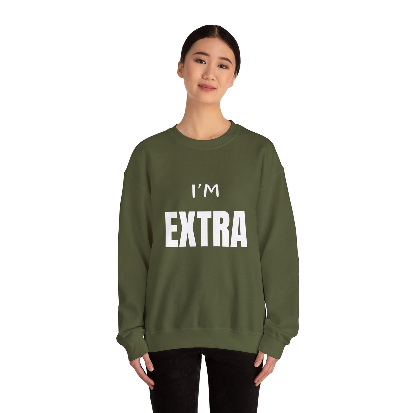 I'm Extra: Unisex Heavy Blend™ Crewneck Sweatshirt