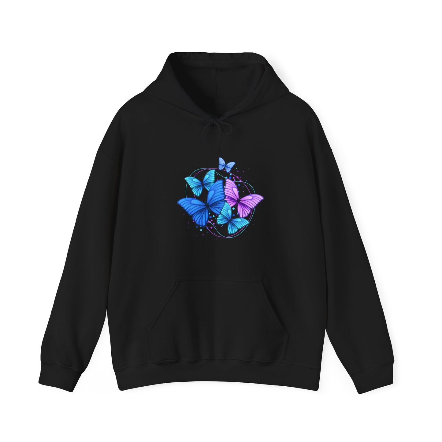 Flutterbys by QTs Stunning Unisex Heavy Blend™ Hooded Sweatshirt