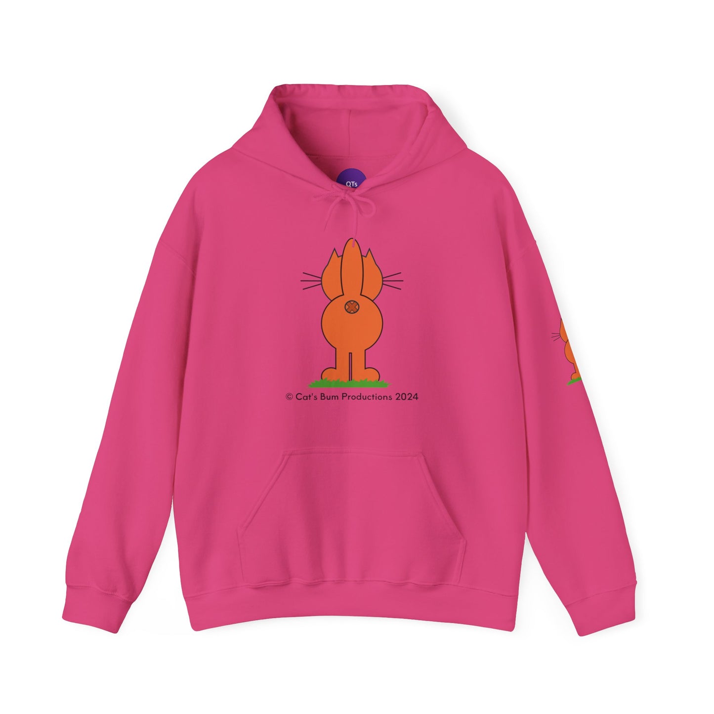 Ginger Cat's Bum: Unisex Heavy Blend™ Hooded Sweatshirt