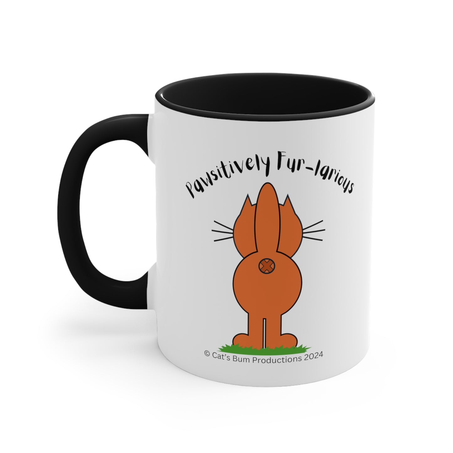 Pawsitively Fur-larious: Accent Coffee Mug, 11oz