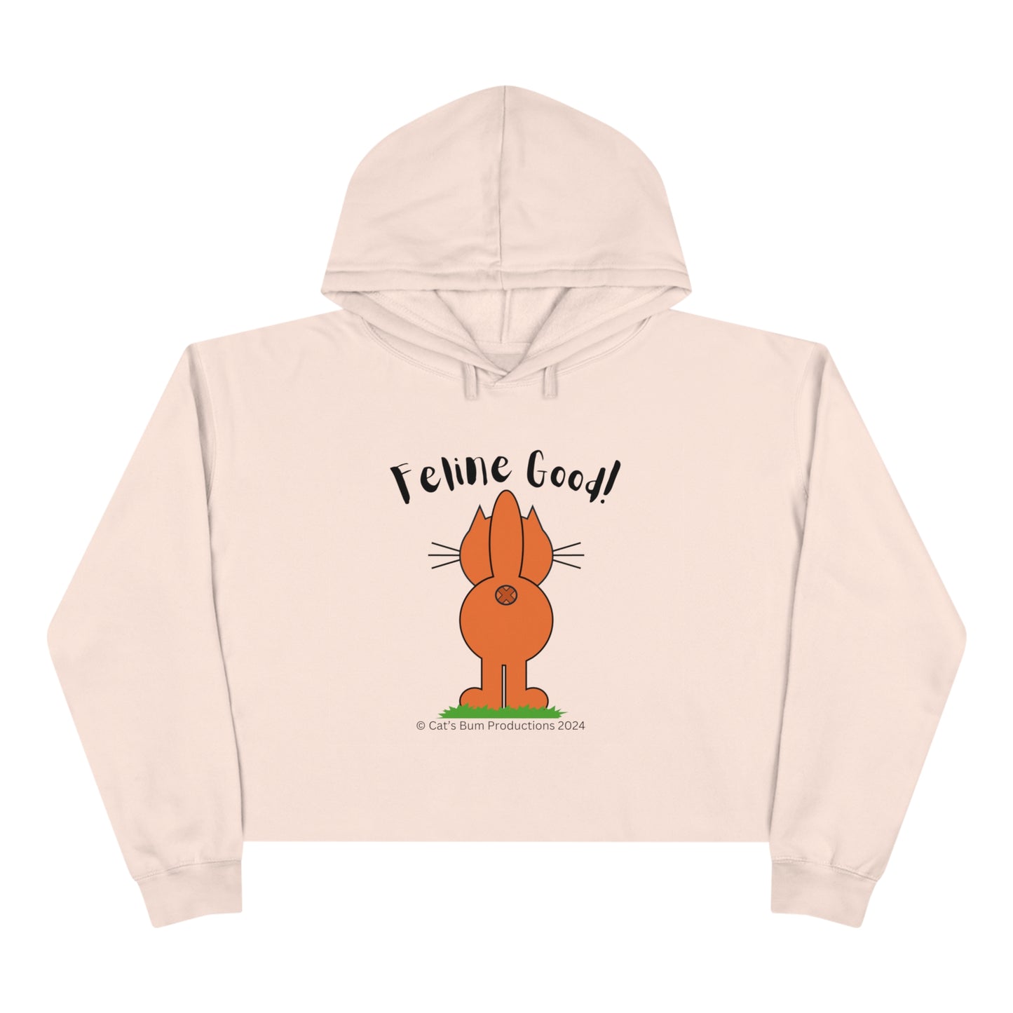 Feline Good!:  Crop Hoodie