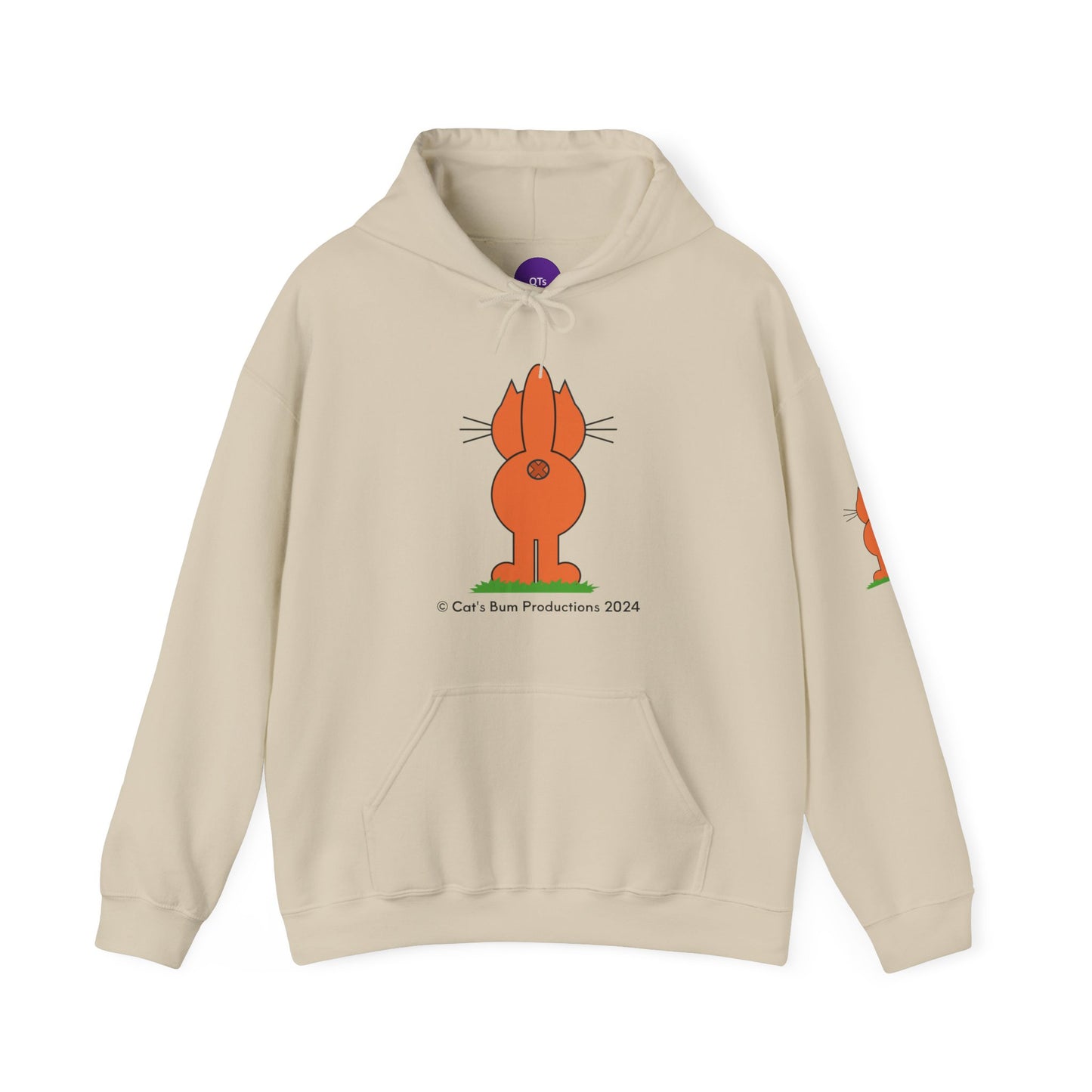 Ginger Cat's Bum: Unisex Heavy Blend™ Hooded Sweatshirt