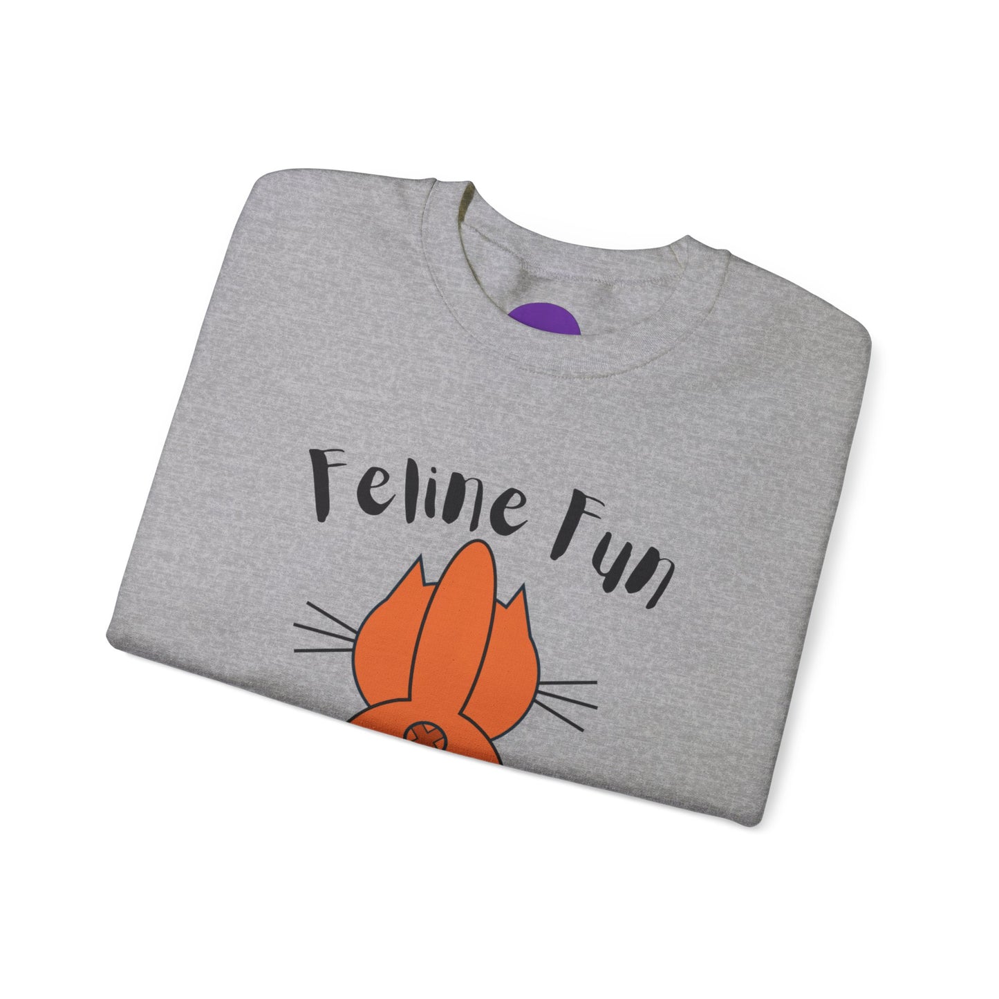 Feline Fun:  Unisex Heavy Blend™ Crewneck Sweatshirt