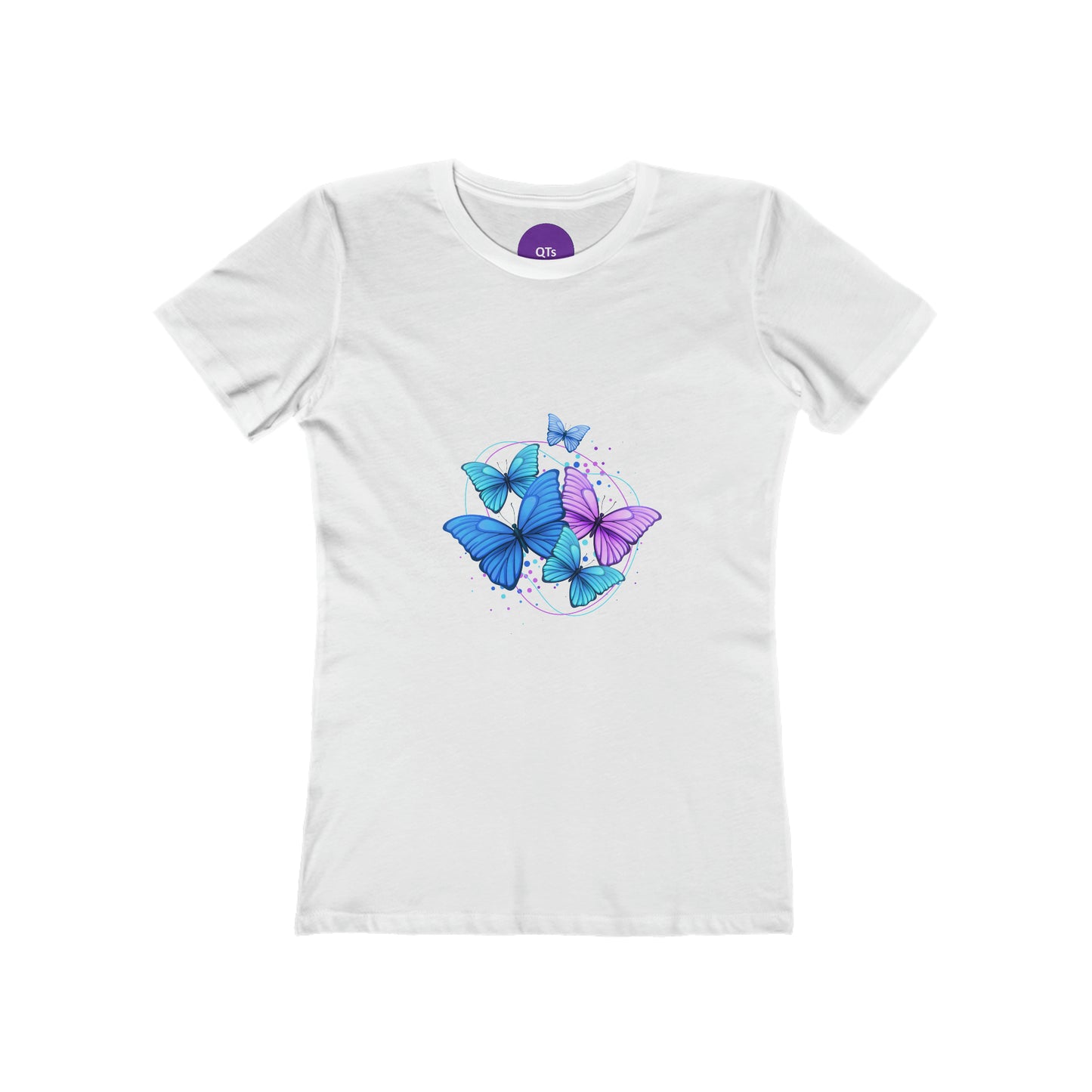 Flutterbys on The Boyfriend Tee for Women