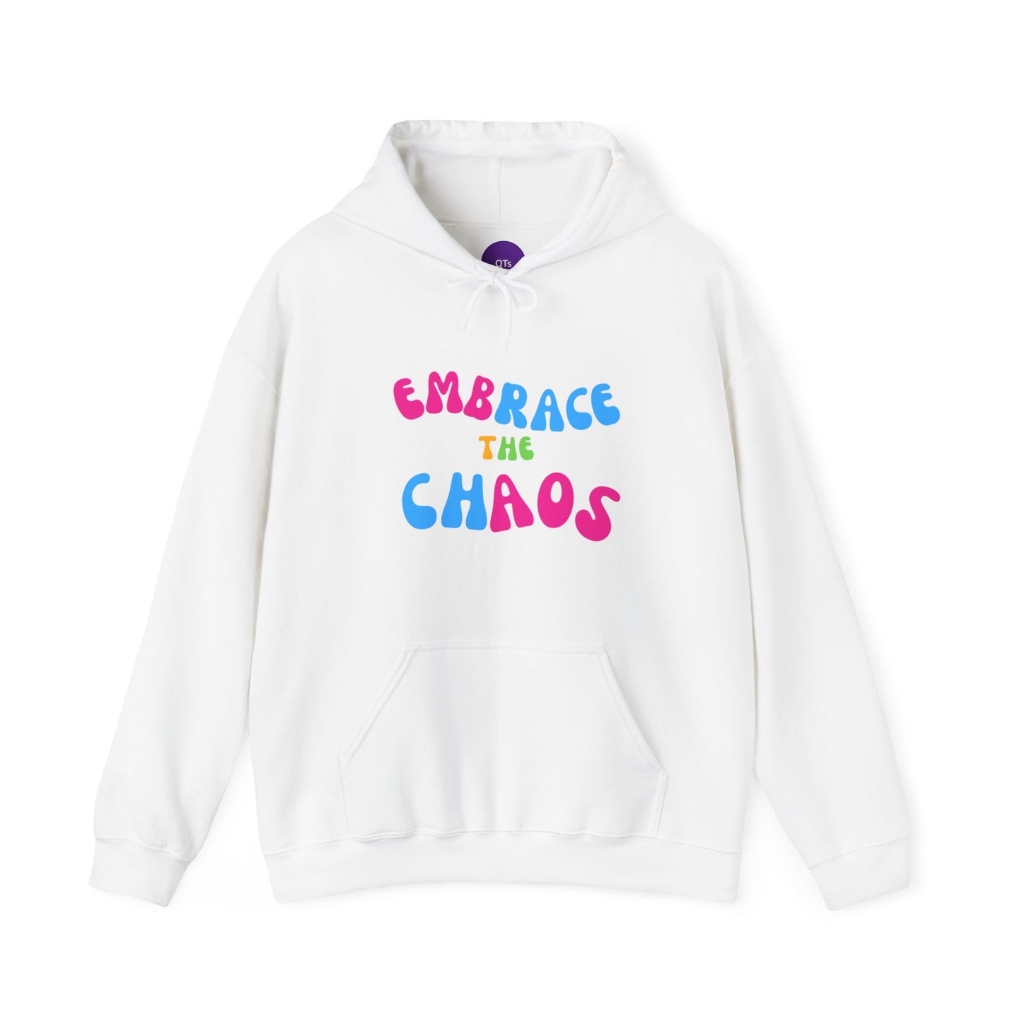 EMBRACE THE CHAOS! Unisex Heavy Blend™ Hooded Sweatshirt