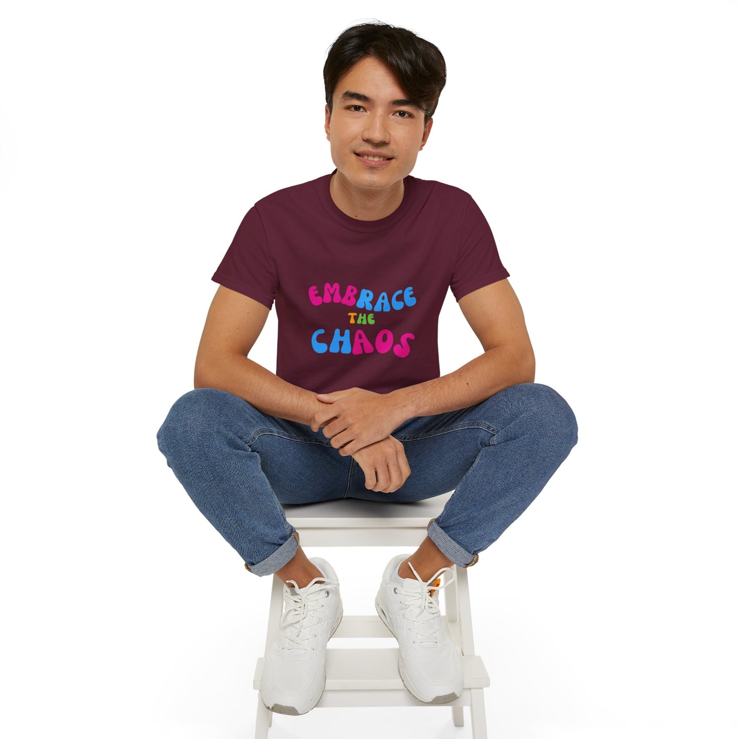 EMBRACE THE CHAOS: Unisex Ultra Cotton Tee