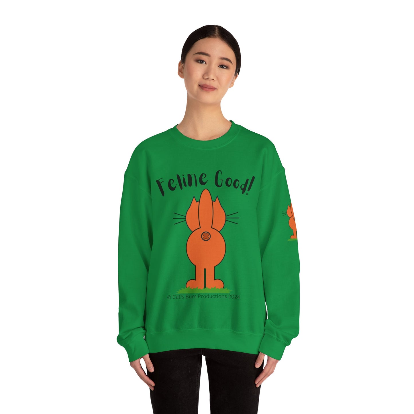 Feline Good:  Unisex Heavy Blend™ Crewneck Sweatshirt