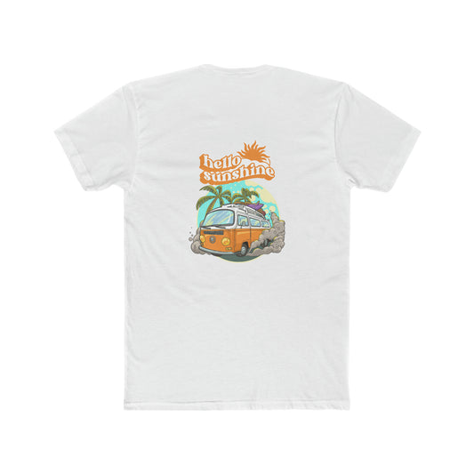 Sunshine Camper Van Men's Cotton Crew Tee