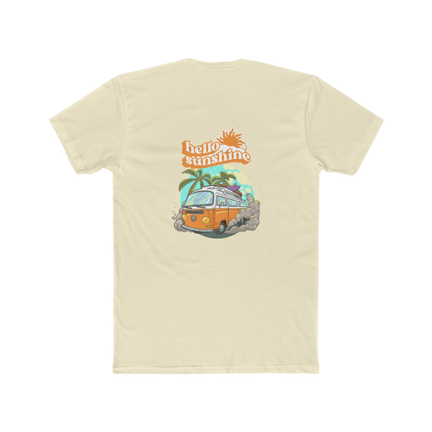 Sunshine Camper Van Men's Cotton Crew Tee