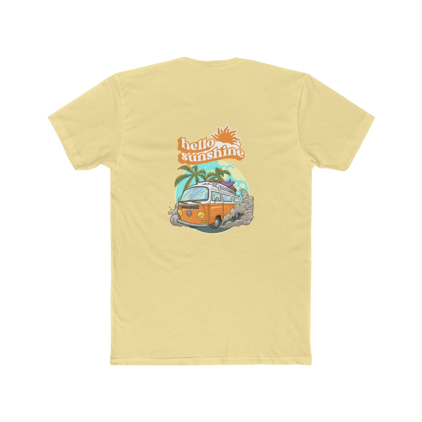 Sunshine Camper Van Men's Cotton Crew Tee