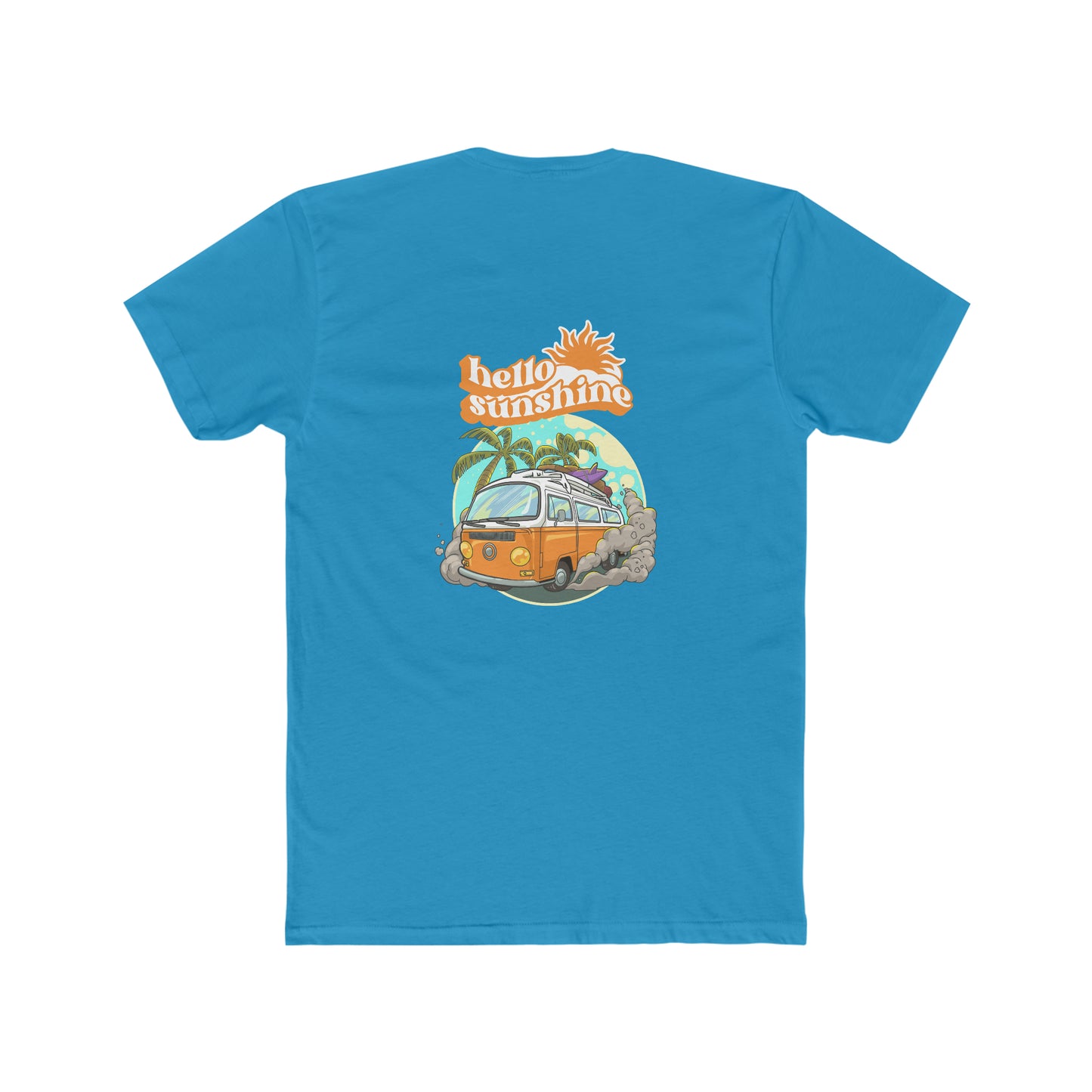 Sunshine Camper Van Men's Cotton Crew Tee