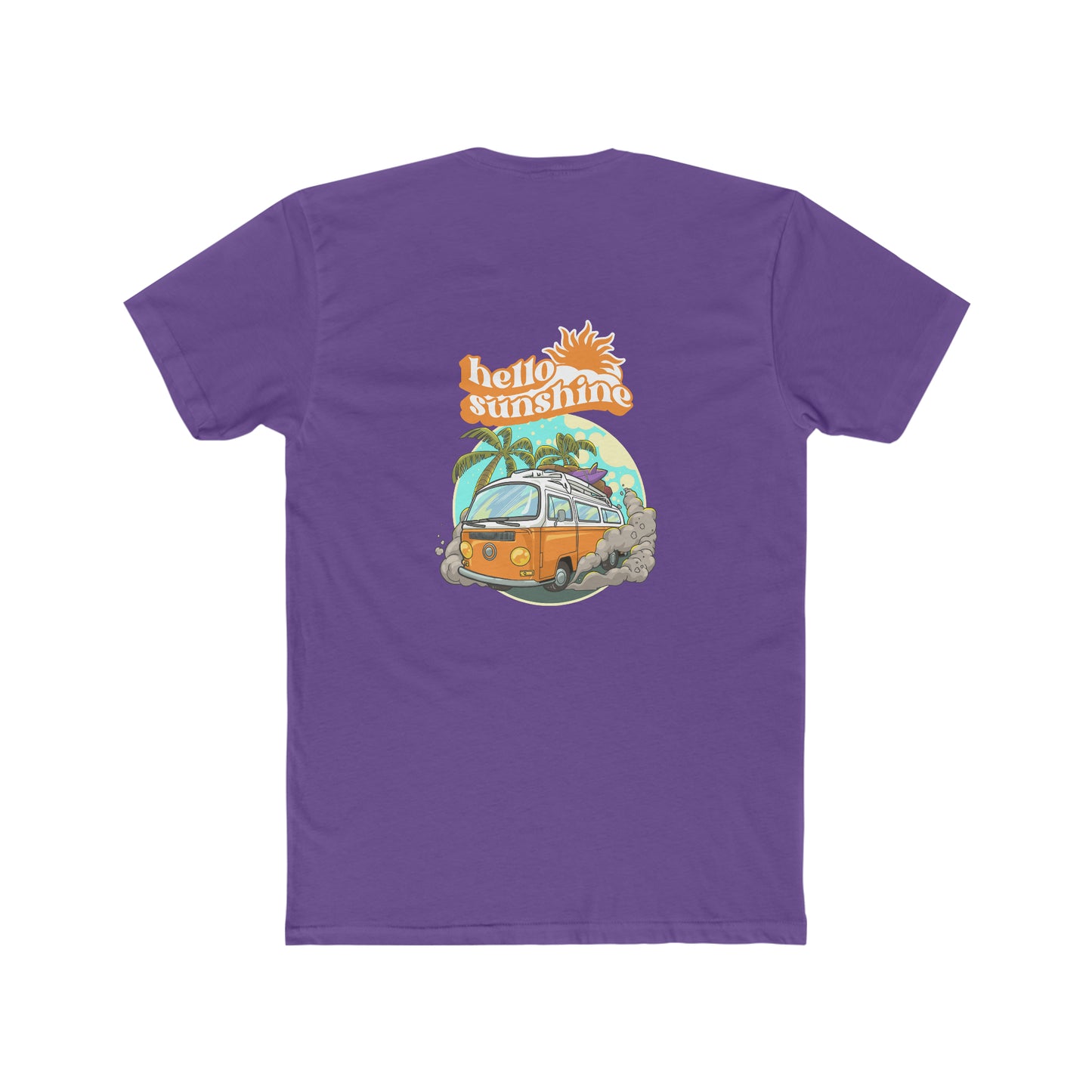 Sunshine Camper Van Men's Cotton Crew Tee