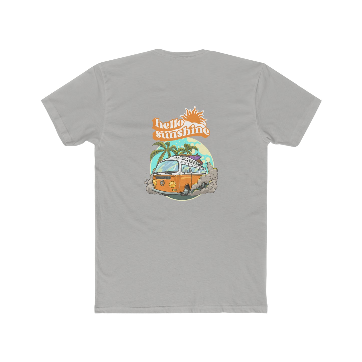 Sunshine Camper Van Men's Cotton Crew Tee