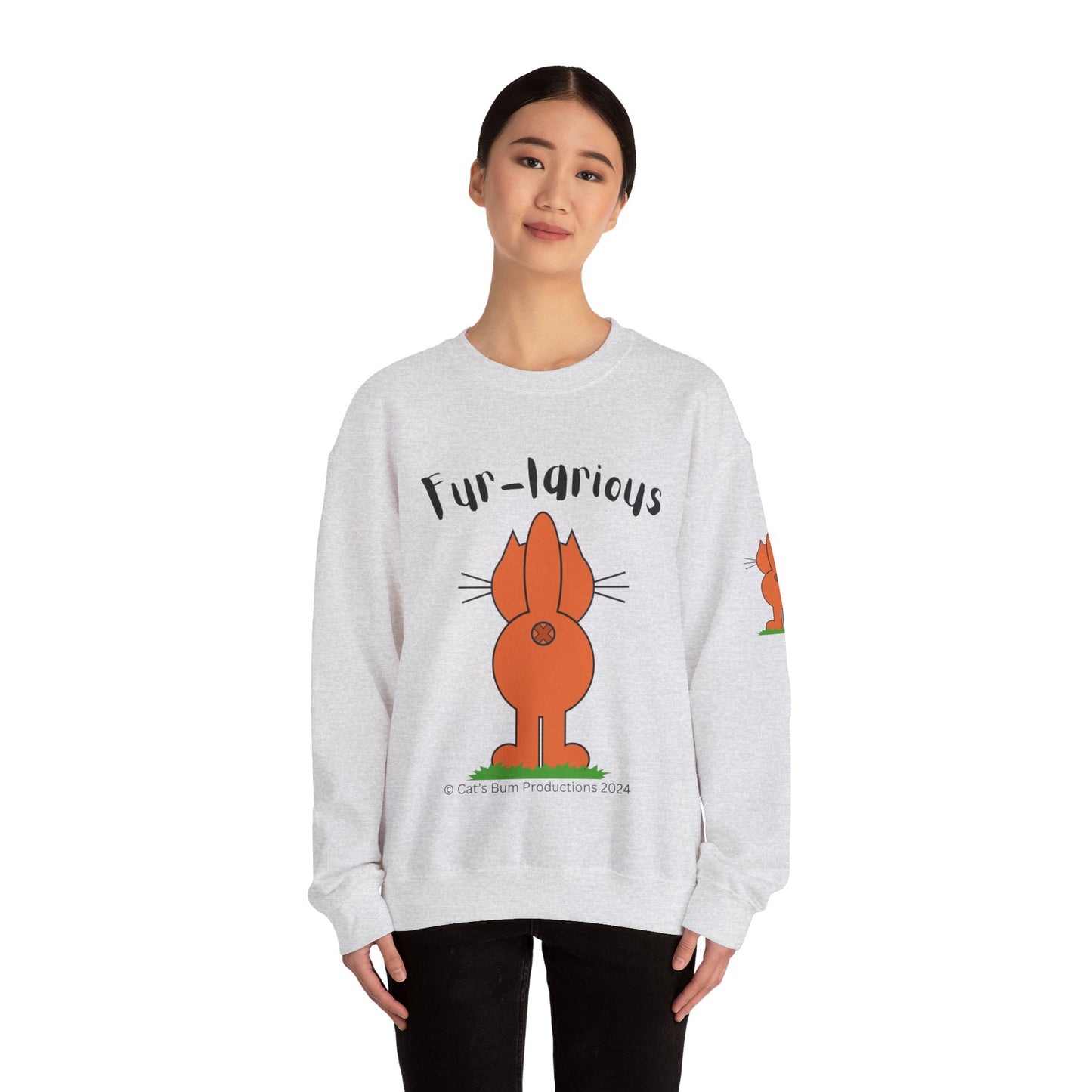 Fur-larious:  Unisex Heavy Blend™ Crewneck Sweatshirt