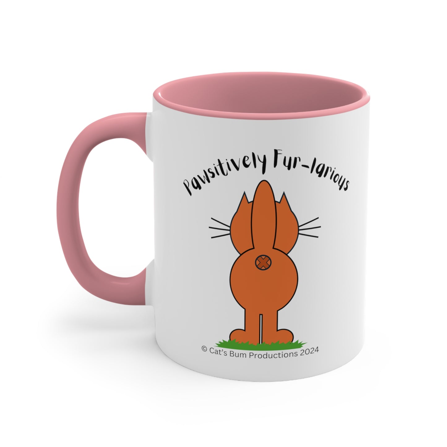 Pawsitively Fur-larious: Accent Coffee Mug, 11oz