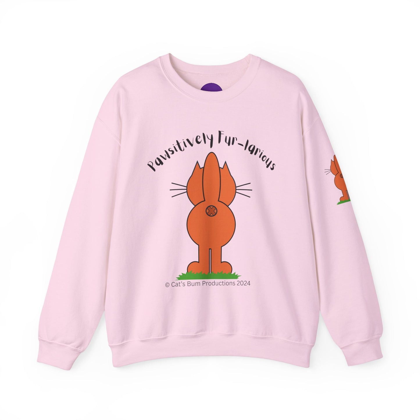 Pawsitively Fur-larious:  Unisex Heavy Blend™ Crewneck Sweatshirt