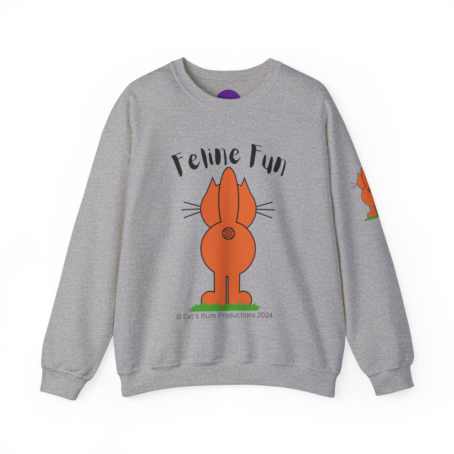 Feline Fun:  Unisex Heavy Blend™ Crewneck Sweatshirt