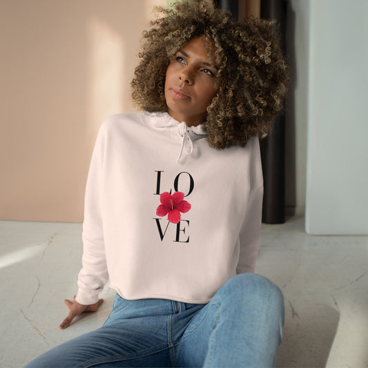 Sexy Crop Hoodie featuring our hottest LOVE design