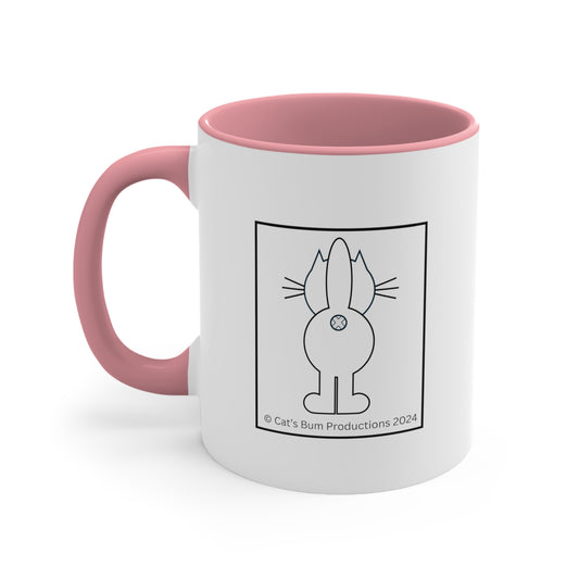 Cat's Bum Productions Original: Accent Coffee Mug, 11oz