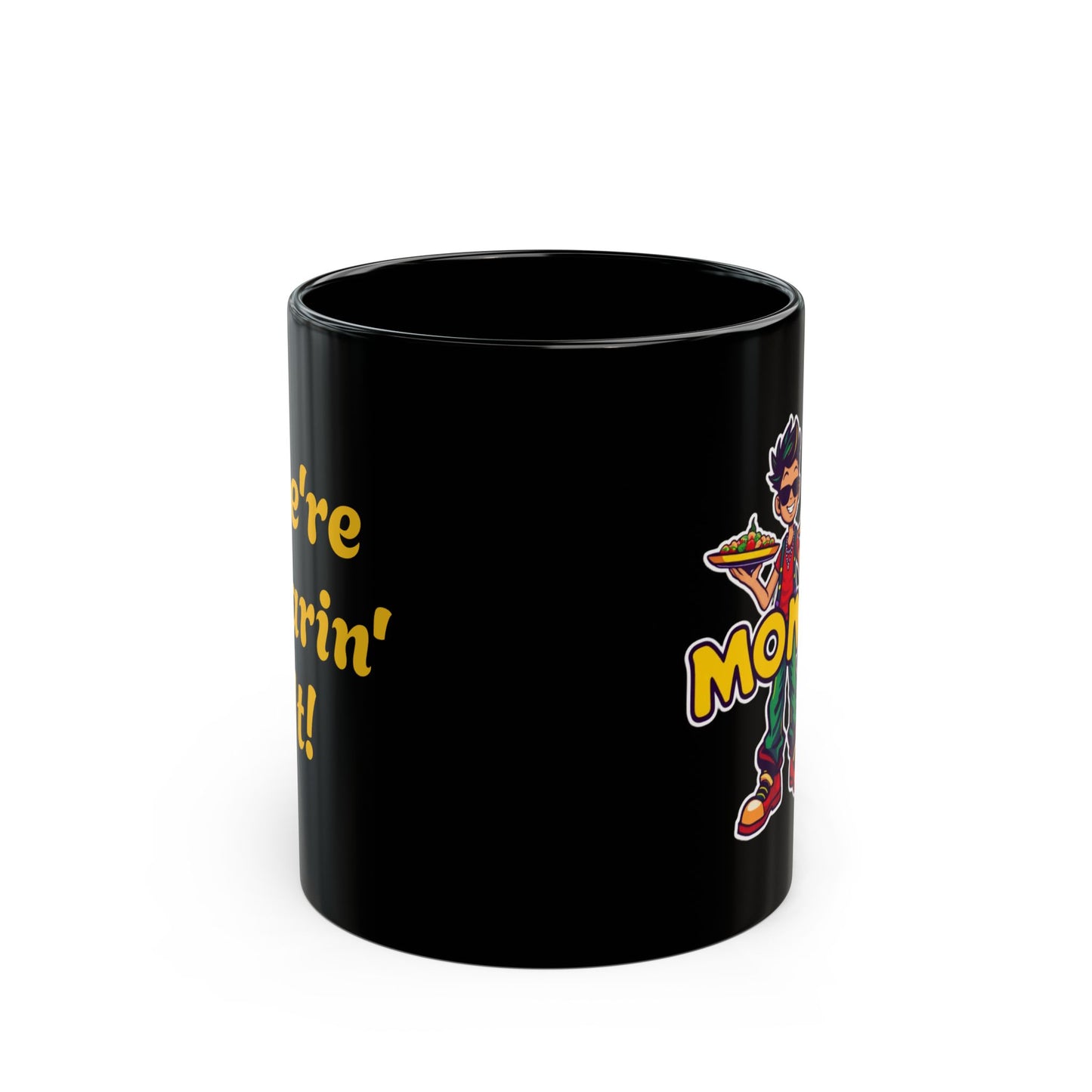 Mug: Momo TaaD Boy Design, Black 11oz/15oz
