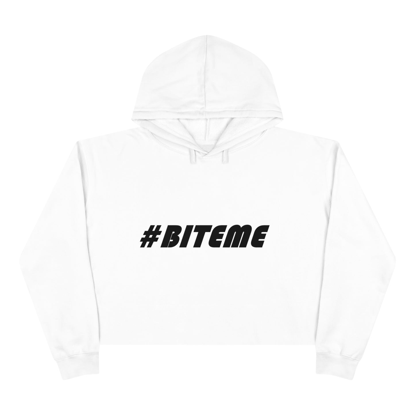 #BITEME  Crop Hoodie