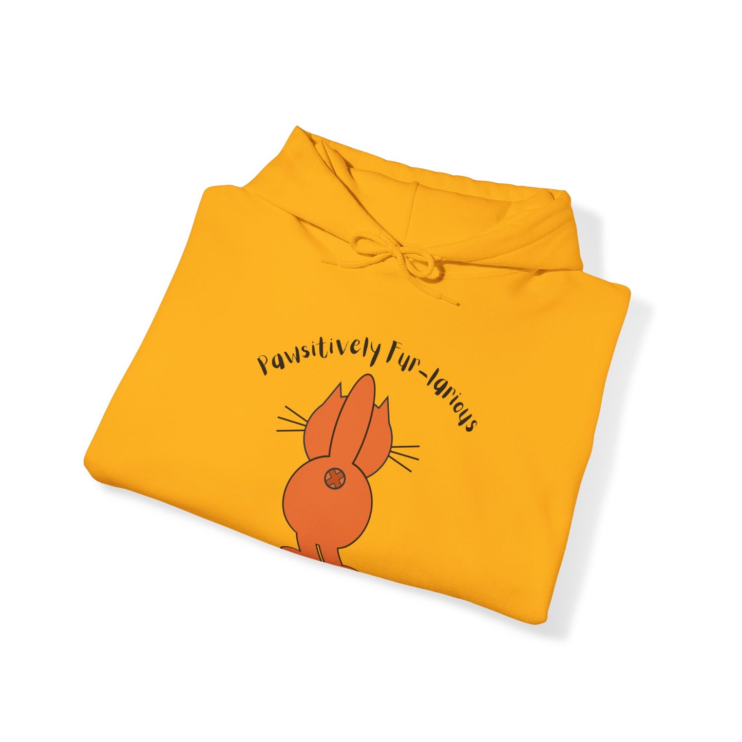 Pawsitively Fur-larious: Unisex Heavy Blend™ Hooded Sweatshirt