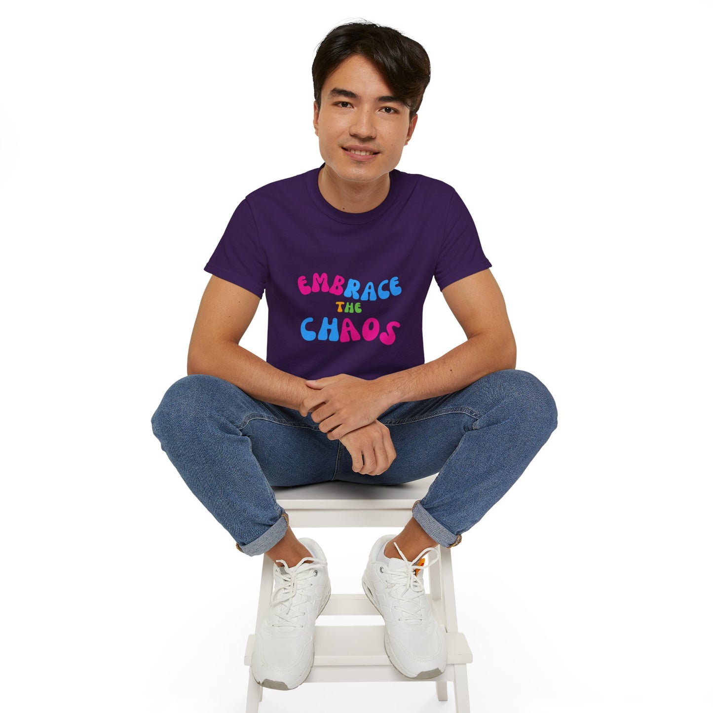 EMBRACE THE CHAOS: Unisex Ultra Cotton Tee