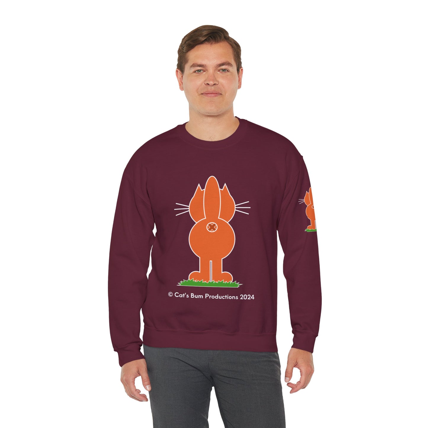 Copy of Ginger Cat's Bum:  Unisex Heavy Blend™ Crewneck Sweatshirt