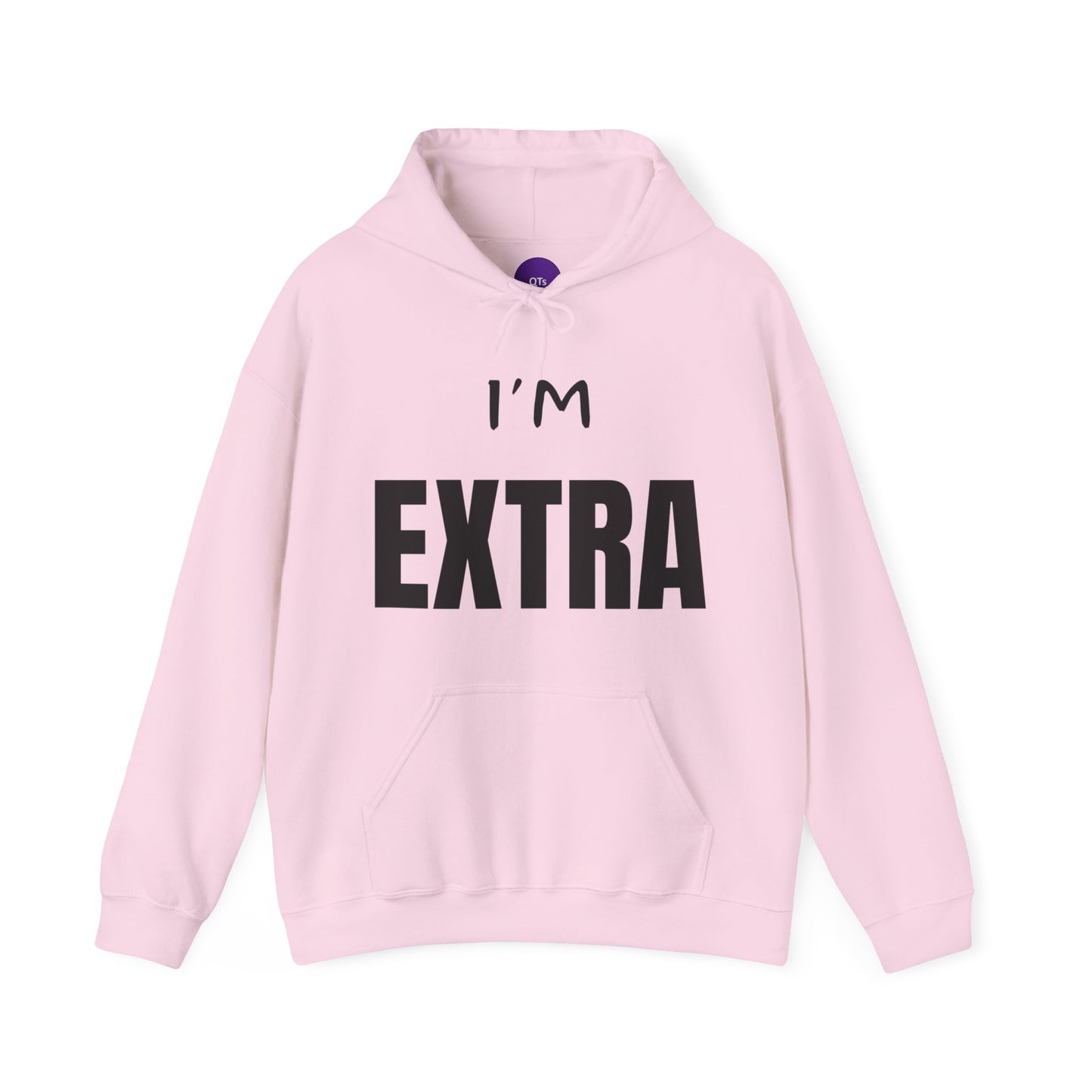 I'm EXTRA Black Text: Unisex Heavy Blend™ Hooded Sweatshirt