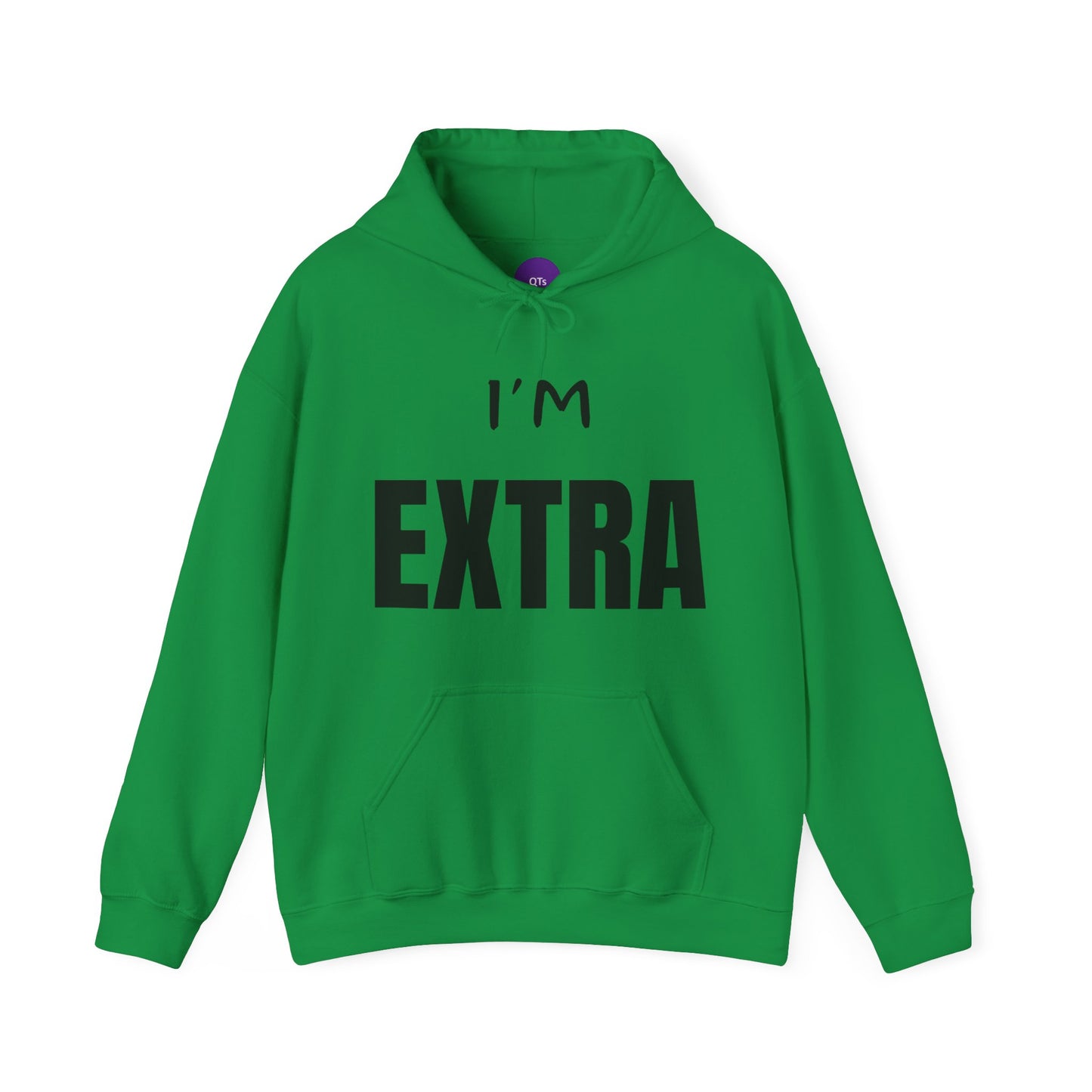 I'm EXTRA Black Text: Unisex Heavy Blend™ Hooded Sweatshirt