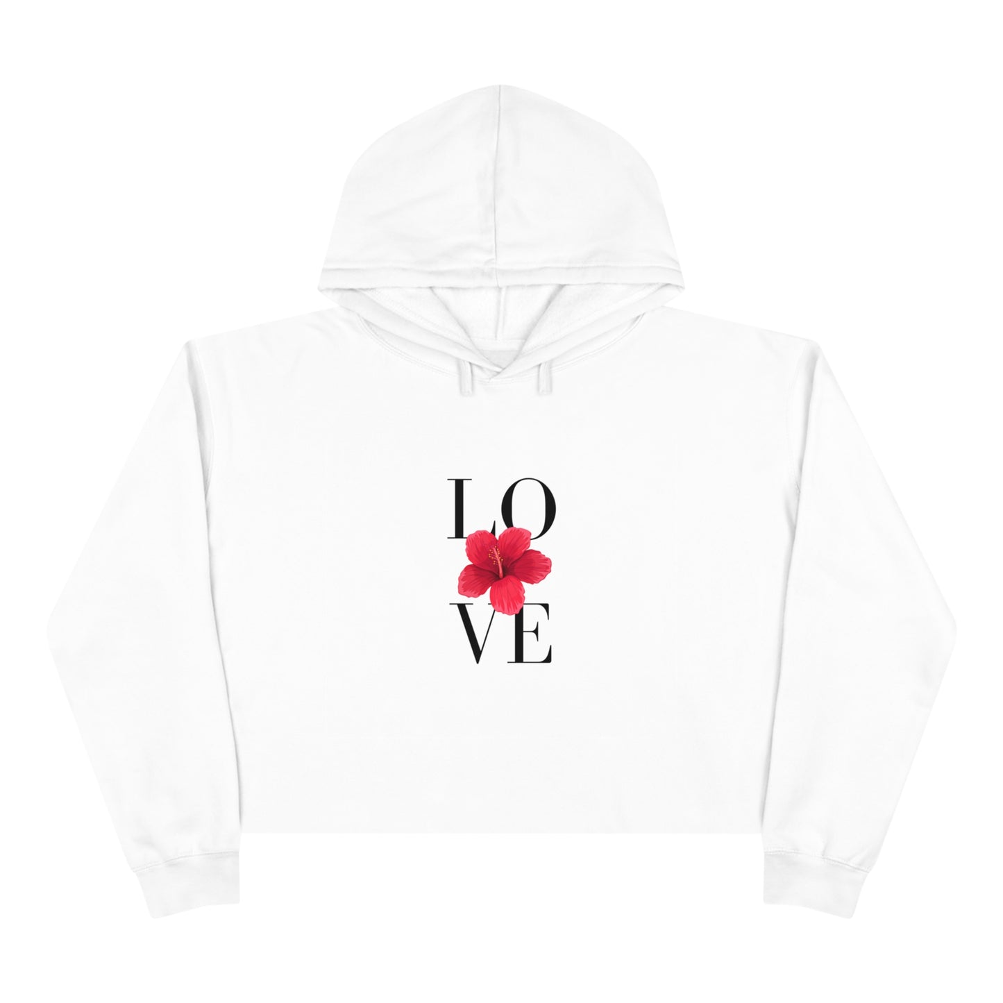 Sexy Crop Hoodie featuring our hottest LOVE design