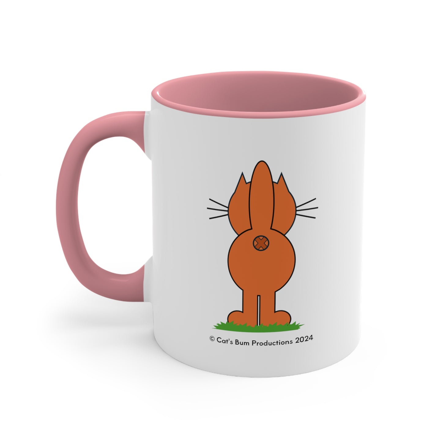 Ginger Cat's Bum Productions: Accent Coffee Mug, 11oz