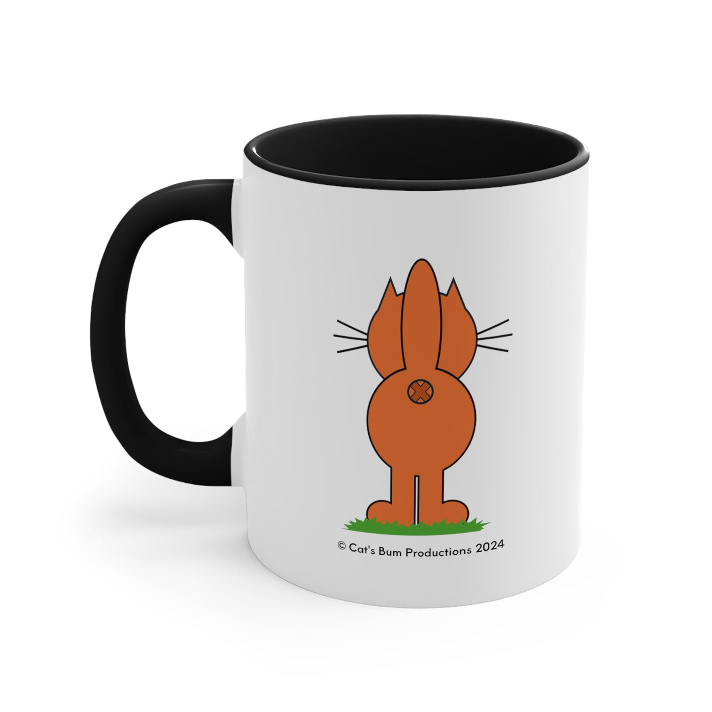 Ginger Cat's Bum Productions: Accent Coffee Mug, 11oz