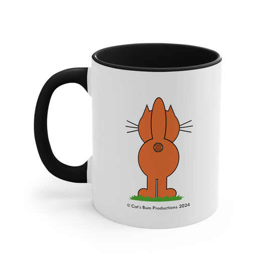 Ginger Cat's Bum Productions: Accent Coffee Mug, 11oz