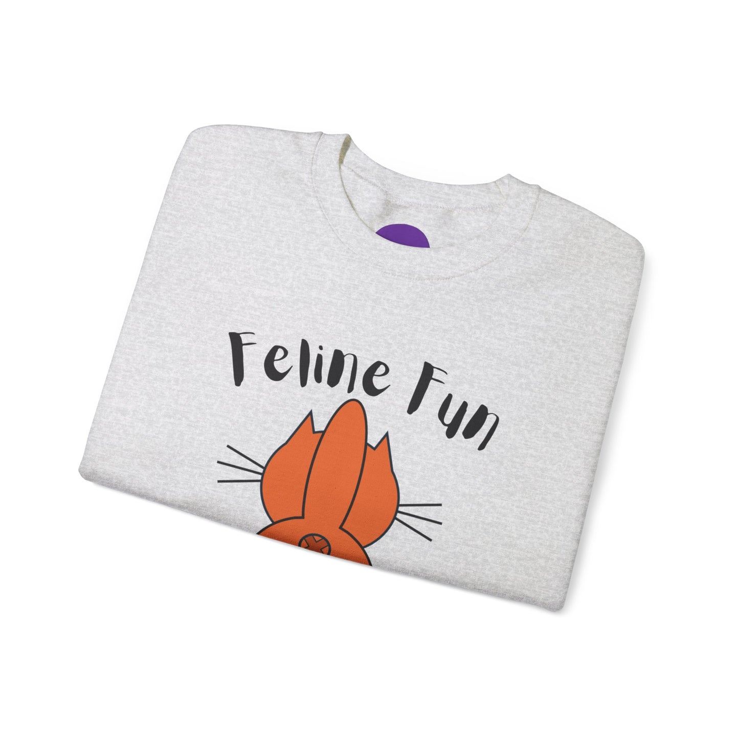 Feline Fun:  Unisex Heavy Blend™ Crewneck Sweatshirt