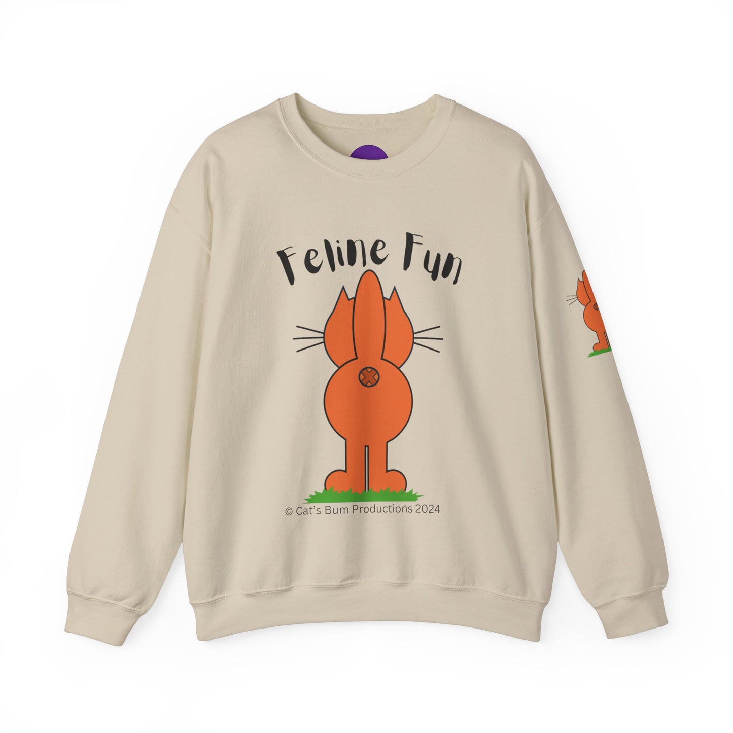 Feline Fun:  Unisex Heavy Blend™ Crewneck Sweatshirt