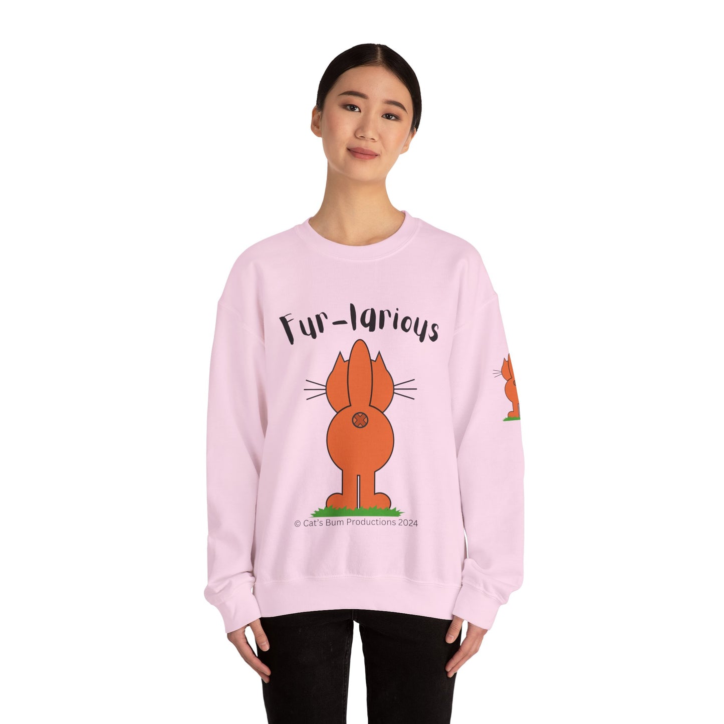 Fur-larious:  Unisex Heavy Blend™ Crewneck Sweatshirt