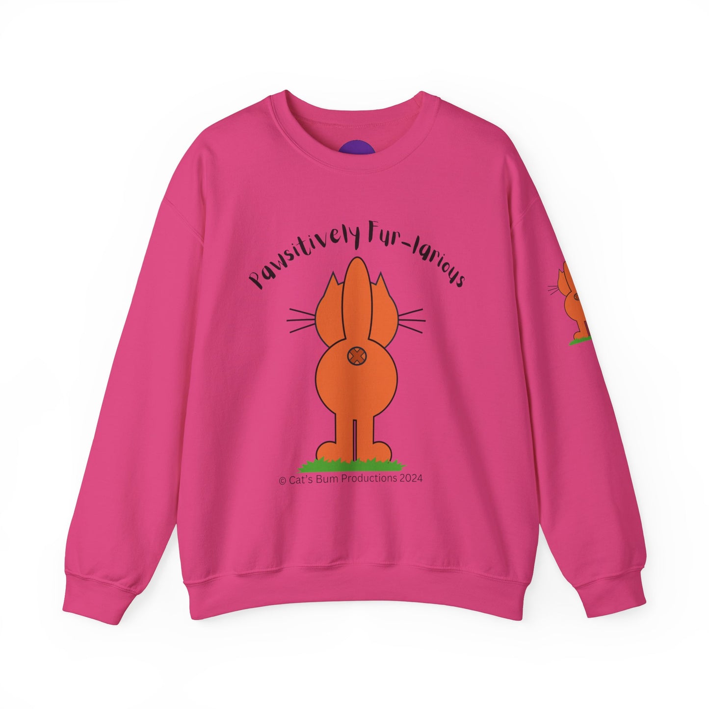Pawsitively Fur-larious:  Unisex Heavy Blend™ Crewneck Sweatshirt