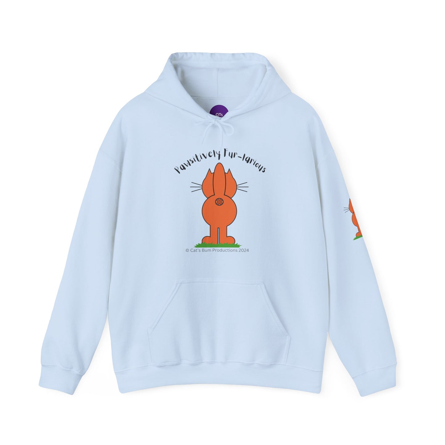 Pawsitively Fur-larious: Unisex Heavy Blend™ Hooded Sweatshirt